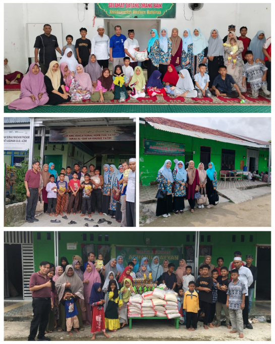 Fakultas Teknik Unand Gelar Bakti Sosial di Dua Panti Asuhan di Kota Padang